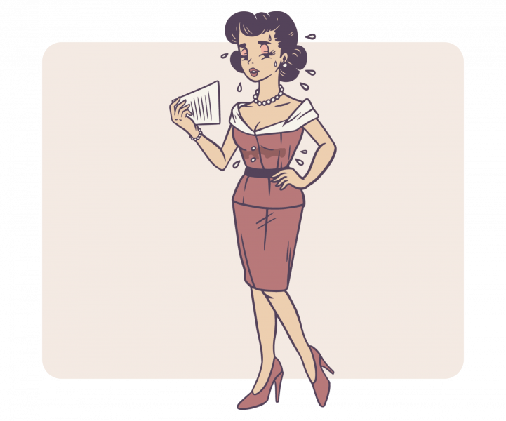 Sweaty Hot Flash Cartoon Moods Of Menopause Tm 2025